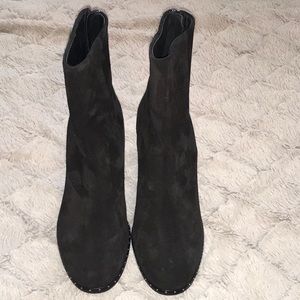 Rag & Bone Black Studded Booties